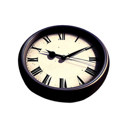 clock isolated on white