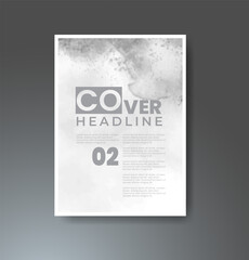 Cards with watercolor background. Design for your cover, date, postcard, banner, logo.