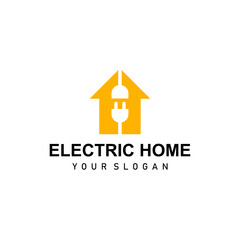 electric home logo design