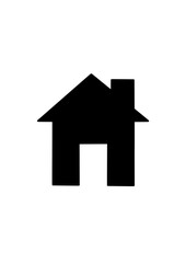 home icon on white background