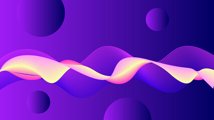 Beautifull stylish and colorfull blue with pink wave background-01