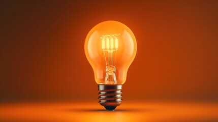 Lightbulb. New ideas inspiration and innovation technology concept. Science and communication concept. Generative AI