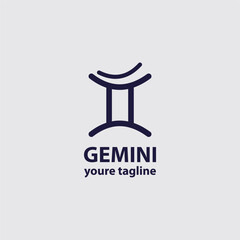 Gemini logo or icon for business or entertainment