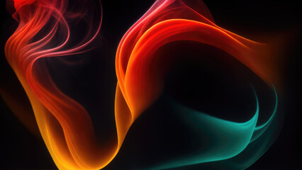 Abstract background illustration of a smoke color (Generative AI)