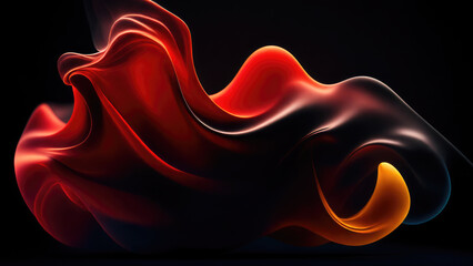 Abstract background illustration of a smoke color (Generative AI)