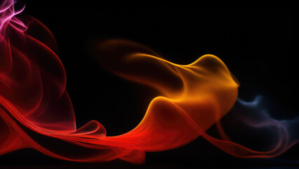 Abstract background illustration of a smoke color (Generative AI)