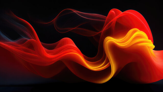 Abstract background illustration of a smoke color (Generative AI)
