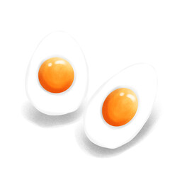 Egg star egg boiled