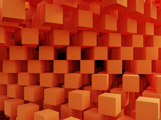 3d cube abstract pattern background wallpaper