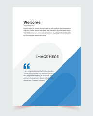 Brochure template layout design, annual report, minimal template layout design, template book cover, multipage blue brochure, blue minimal business profile template layout, brochure, paper, button