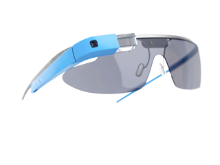Smart, glasses and digital code, iot and innovation, tech and big data, futuristic and programming. Spectacles, future and metaverse or cloud computing against isolated, transparent or png background