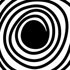 Abstract line art style black and white for wallpaper and background