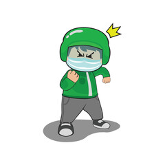 3d rendered illustration of a cartoon character