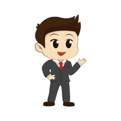 businessman cartoon character