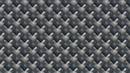 3D Diamond Tile Pattern in Grey Tones - Perfect for Web and Print Design