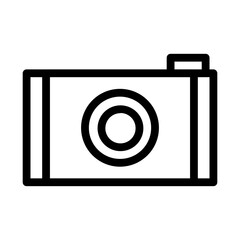 Camera Icon: A visual depiction of a camera, representing photography, capturing moments, or indicating the availability of a camera feature