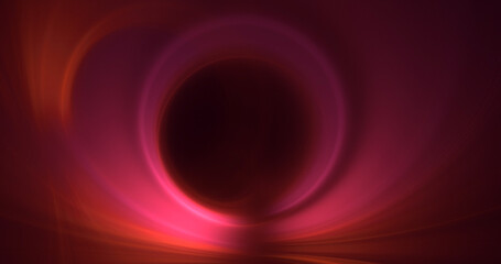 3D rendering abstract round hole light background