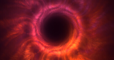 3D rendering abstract round light background