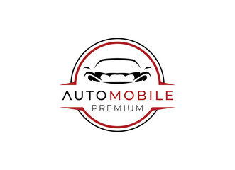 Cars garage, dealer, repair logo premium design concept. 