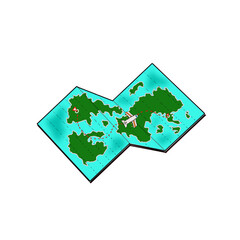 green world map