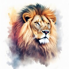 Fototapeta premium portrait of a lion head