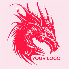 Mystical Dragon: Legendary Creature Logo Design
