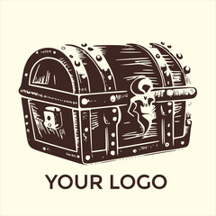  Treasure Chest Logo Design for Adventurous Brands