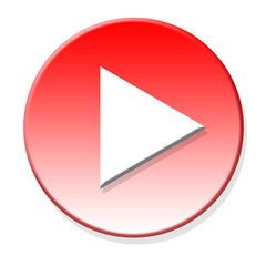 play button for youtube videos player or app