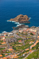 Fototapeta na wymiar Porto Moniz aerial view