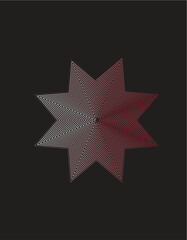 Beautiful Golden Decoration Ornament. Vector. Christmas. Oriental. Lines.  mandala with geometric patterns. Digital drawing. Floral. Flower. Oriental. Book Page.