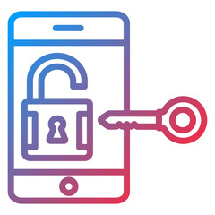 Vector Design Access Device Icon Style