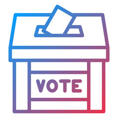 Vector Design Election Polling Icon Style