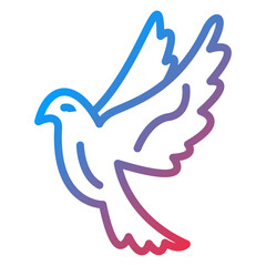 Vector Design Dove Icon Style