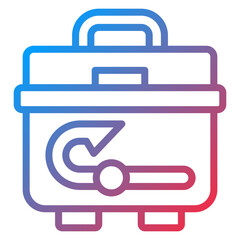 Vector Design Frozen Bait Icon Style