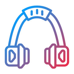 Vector Design Headphones Icon Style