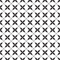 seamless patchwork pattern background design wallpaper simple black and white vector