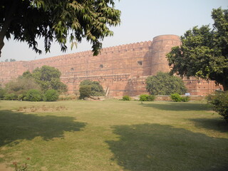 the wall of the fortress