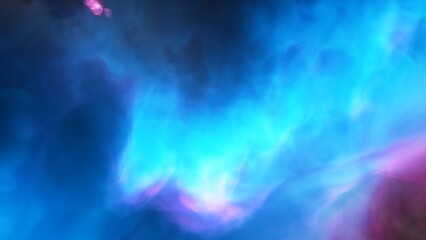 Deep space nebula with stars. Bright and vibrant Multicolor Starfield Infinite space outer space background with nebulas and stars. Star clusters, nebula outer space background 3d render
