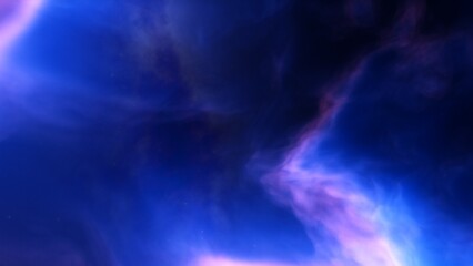 Deep space nebula with stars. Bright and vibrant Multicolor Starfield Infinite space outer space background with nebulas and stars. Star clusters, nebula outer space background 3d render
