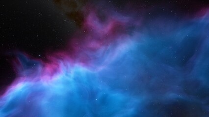 Space nebula, for use with projects on science, research, and education. Illustration