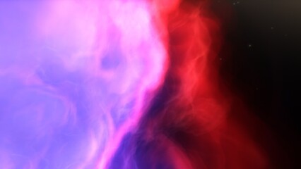 bright nebula, nebula in space, majestic red-purple nebula, beautiful space background 3D render
