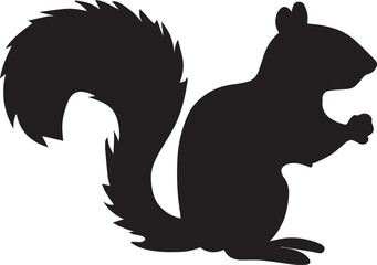 squirrel vector illustration - obrazy, fototapety, plakaty