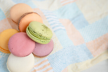 マカロンの文字入れ背景素材