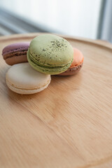 マカロンの文字入れ背景素材