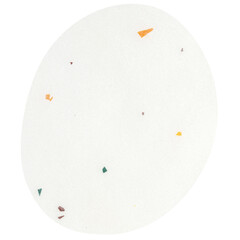 Minimal terrazzo Paper texture Note pad Sticky pad Shape torn paper