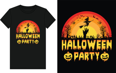  Halloween Party Design, Halloween t-shirt design.