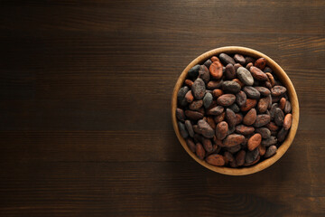 Ingredient for making chocolate - cocoa, cocoa beans