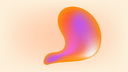 abstract fluid bubble color gradient background. futuristic colorful shapes design