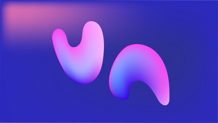 abstract fluid bubble color gradient background. futuristic colorful shapes design