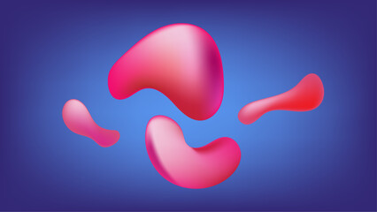 abstract fluid bubble color gradient background. futuristic colorful shapes design